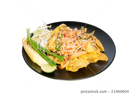 Fried dumplings with shrimp in padthai style Fried dumplings with shrimp in padthai style 21460604