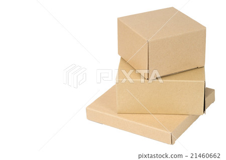 brown corrugated paper box 21460662