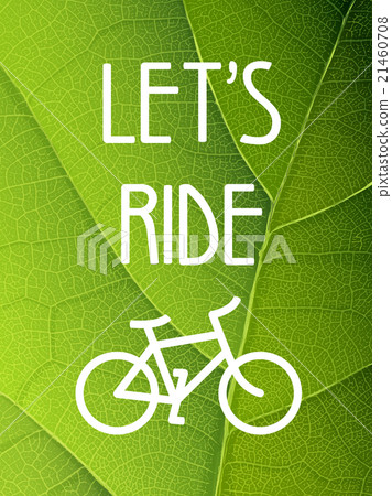 Ecology bicycle poster illustration. 21460708