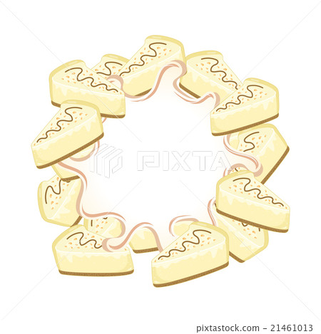 Yogurt splash isolated on cheesecake, vector Yogurt splash isolated on cheesecake, vector 21461013