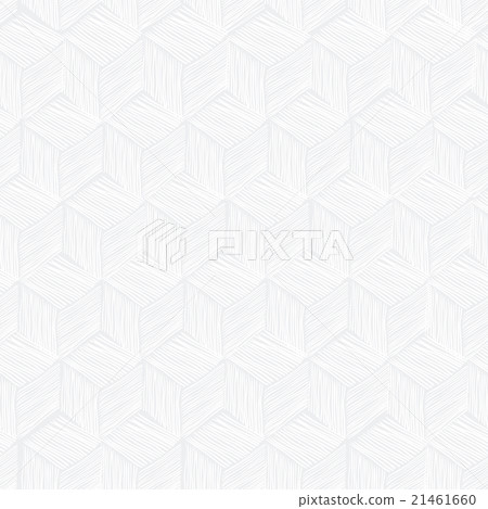 Seamless repeating cubes hand-drawn pattern 21461660