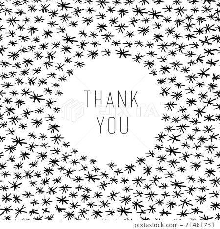 Thank You Hand Drawn Card Thank You Hand Drawn Card 21461731