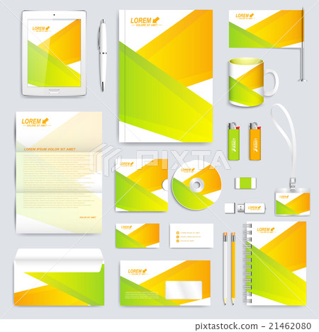 Colorful geometric set of vector corporate 21462080