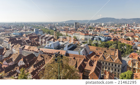Graz aerial cityscape, Austria Graz aerial cityscape, Austria 21462295