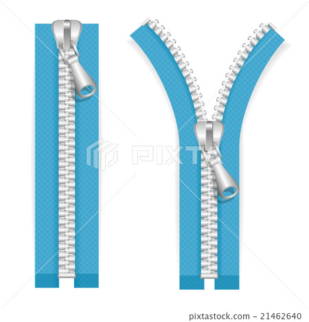 Clothes Zip Set. Vector 21462640