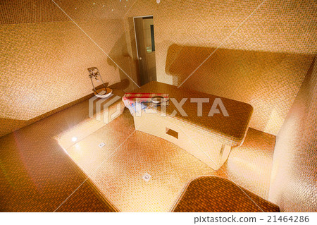 Interior of Turkish sauna, hammam at spa center. 21464286