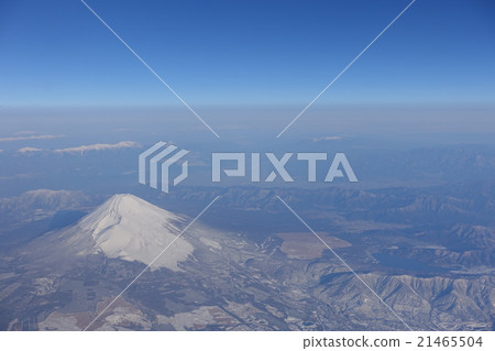 春天的富士山和Hoei的鳥瞰圖 春天的富士山和Hoei的鳥瞰圖 21465504