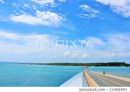 Okinawa sea from Irabu Ohashi and Irabujima 21468464