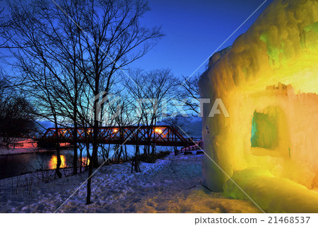 Hokkaido Lake Shikotsu Ice Festival Hokkaido Lake Shikotsu Ice Festival 21468537