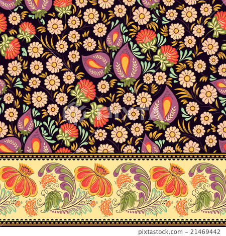 Seamless ornament in Ukrainian style 21469442