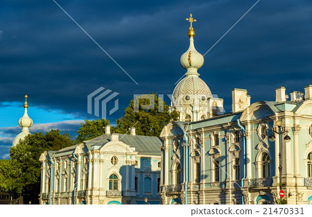 Smolny Cathedral in Saint Petersburg - Russia 21470331