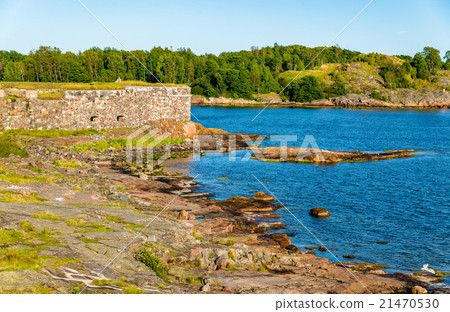 Walls of Suomenlinna, a sea fortress in Helsinki Walls of Suomenlinna, a sea fortress in Helsinki 21470530