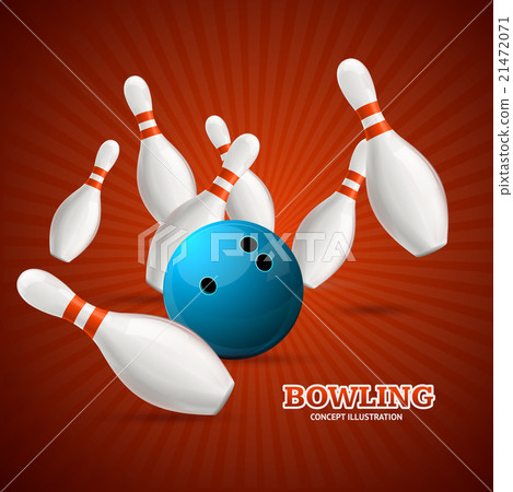 Bowling Concept. Vector 21472071