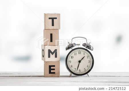 Time concept with a clock and a word Time concept with a clock and a word 21472512