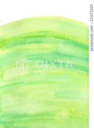 Watercolor green hill frame Watercolor green hill frame 21473205