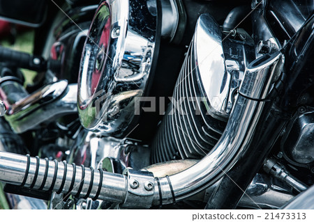 Detail of veteran motorbike Detail of veteran motorbike 21473313