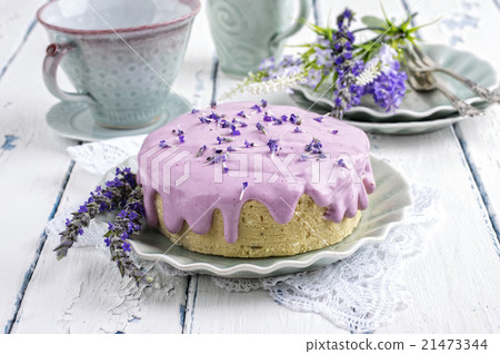 Lavender Cheese Cake 21473344