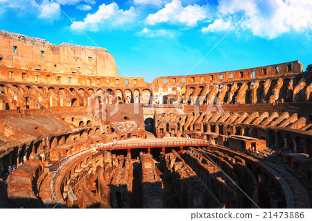 Roman colosseum Italy 21473886