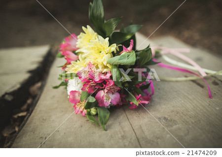 Wonderful luxury wedding bouquet of different 21474209