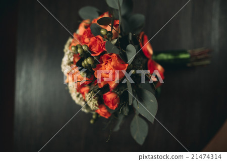 Wonderful luxury wedding bouquet of different 21474314