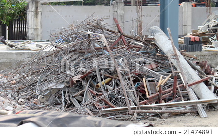 Debris in the construction area Debris in the construction area 21474891