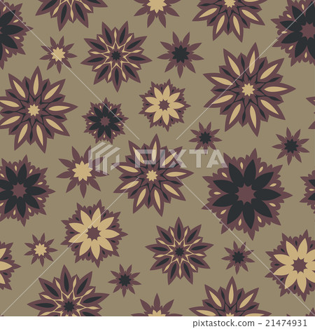 Seamless ornament in style Boho - Stock Illustration [21474931] - PIXTA