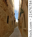 A street in the silent back street of Mdina 21476784