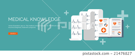 Vector illustration. Flat medical backgrounds set Vector illustration. Flat medical backgrounds set 21476827