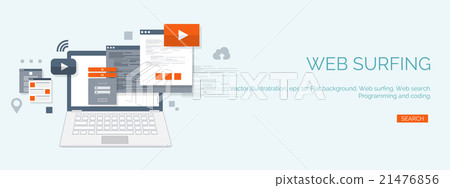 Vector illustration. Flat computing background Vector illustration. Flat computing background 21476856