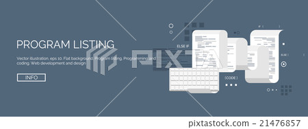 Vector illustration. Flat computing background Vector illustration. Flat computing background 21476857