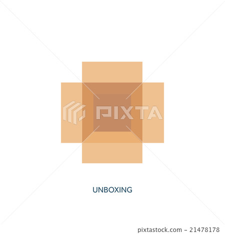 Vector illustration. Flat carton box. Transport Vector illustration. Flat carton box. Transport 21478178