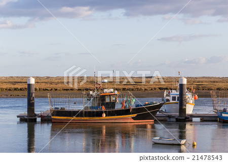 Fishing vessel to dock in Portugal.  21478543