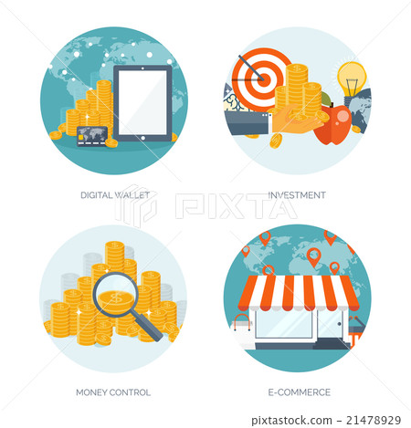 Vector illustration. Flat header. Shopping. Web Vector illustration. Flat header. Shopping. Web 21478929