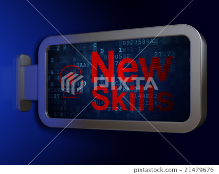 Studying concept: New Skills and Head With Studying concept: New Skills and Head With 21479676