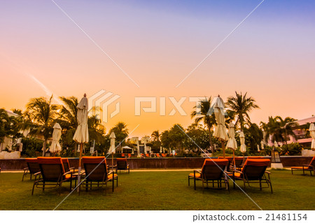 Umbrella and chair Umbrella and chair 21481154
