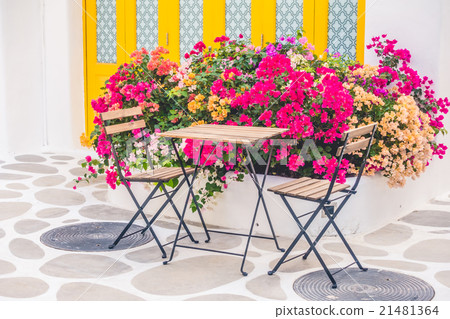 Beautiful architecture with santorini and greece style 21481364