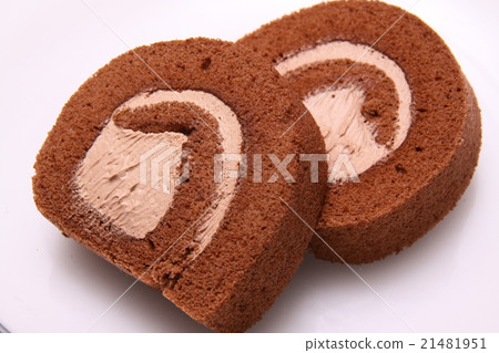 Chocolate roll cake Chocolate roll cake 21481951