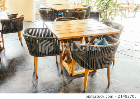 Empty table and chair 21482703