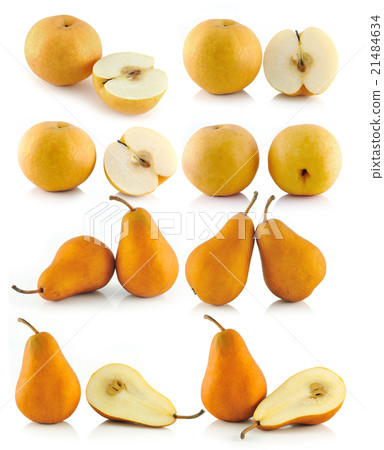 pear on white background pear on white background 21484634