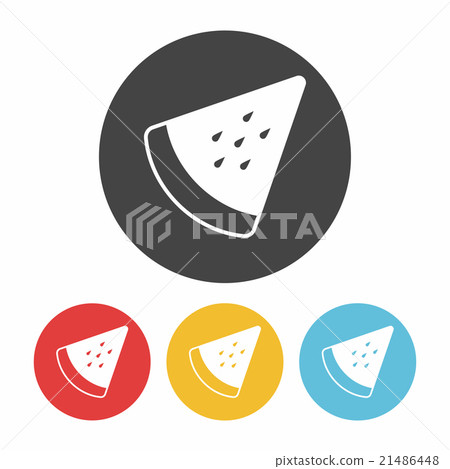 fruits watermelon icon 21486448