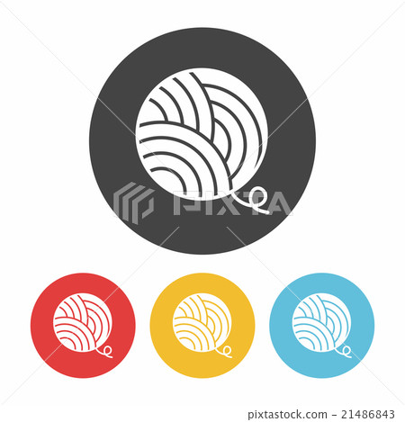 Yarn ball icon Yarn ball icon 21486843