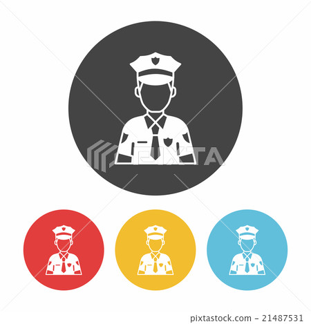 policeman icon 21487531