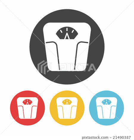Weighing machine icon 21490387