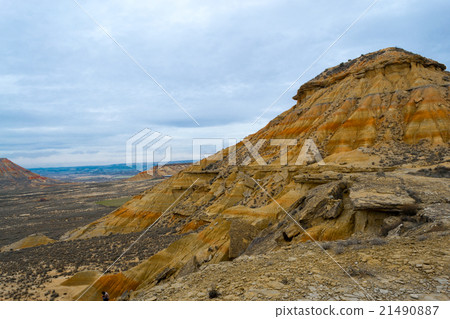 Colorful rocks in Bardenas Colorful rocks in Bardenas 21490887