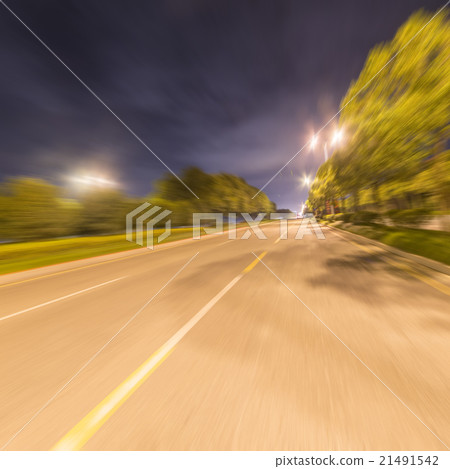 Night city road 21491542