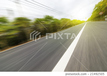 Sunset forest roads Sunset forest roads 21492505