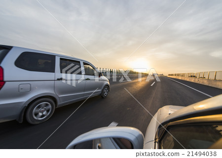 Sunset Urban Highway. 21494038