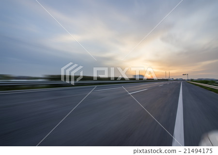 Sunset Urban Highway 21494175