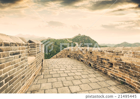 The majestic Great Wall, Beijing, China 21495445