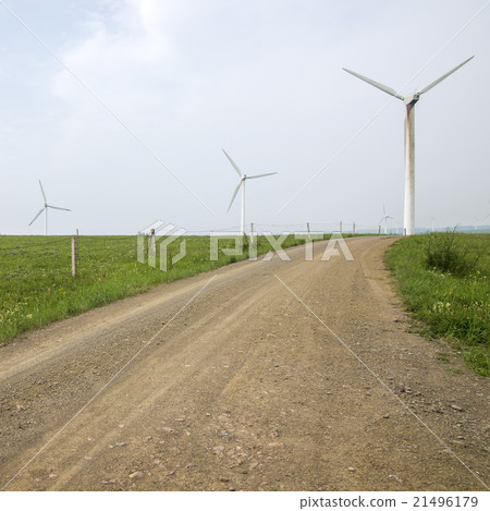Wind farm road Wind farm road 21496179
